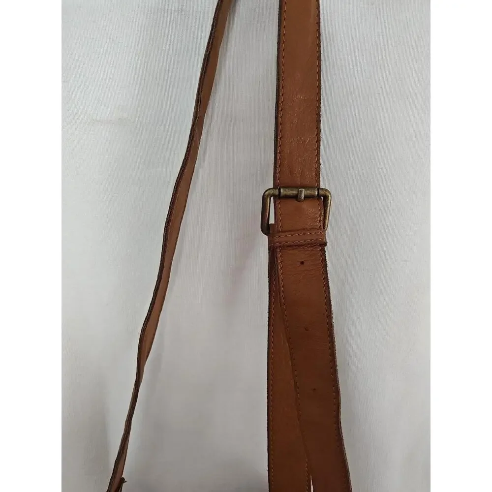 Anthropologie Liebeskind‎ Berlin Brown Leather Jeany Hobo Bag Purse Tote - Picture 9 of 12